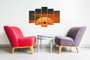 Wallity Cuadro Decorativo en Lienzo de 5 Piezas 5PUC-133 Multicolor